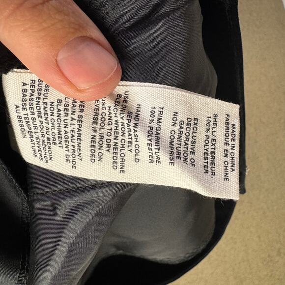 Avec Les Filles Velvet Straight Heart Button Pants US Women's 12 - Picture 6 of 7